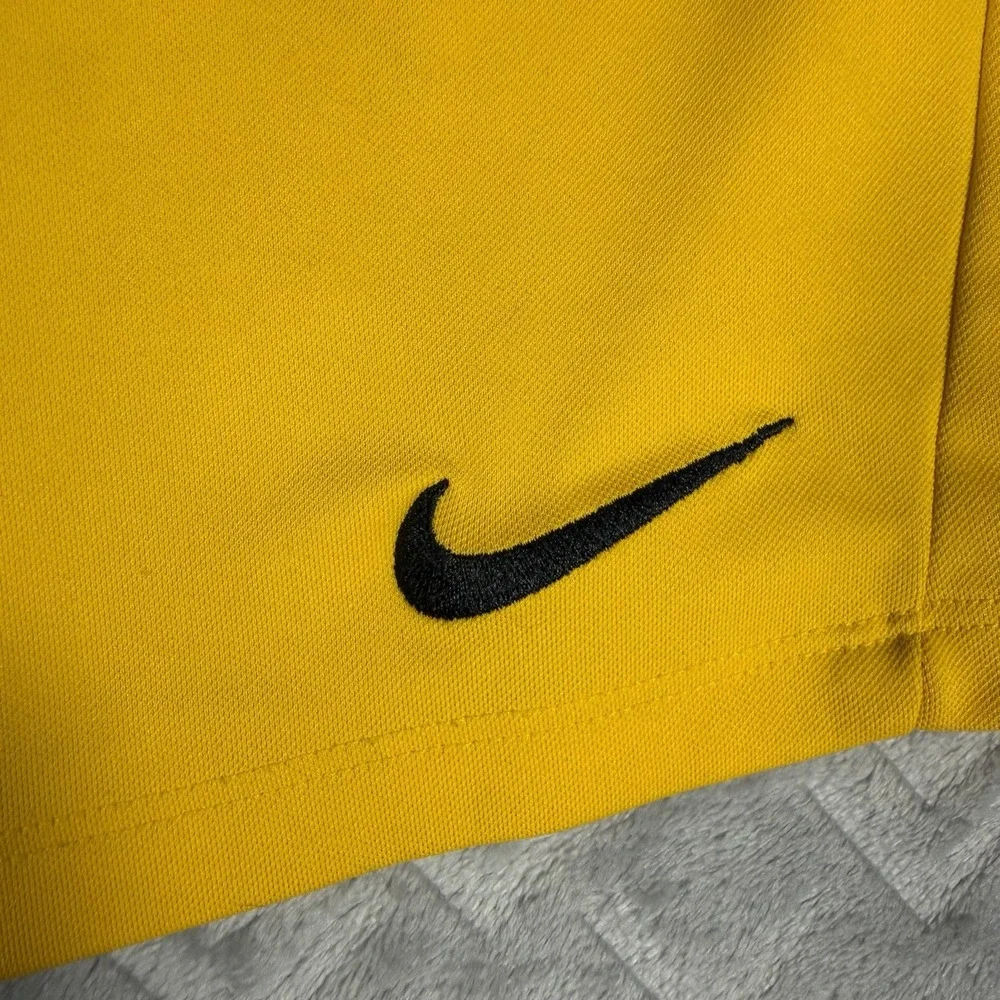 Nike Youth Large Park III Dri-FIT Soccer Shorts Yellow Gold Athletic
